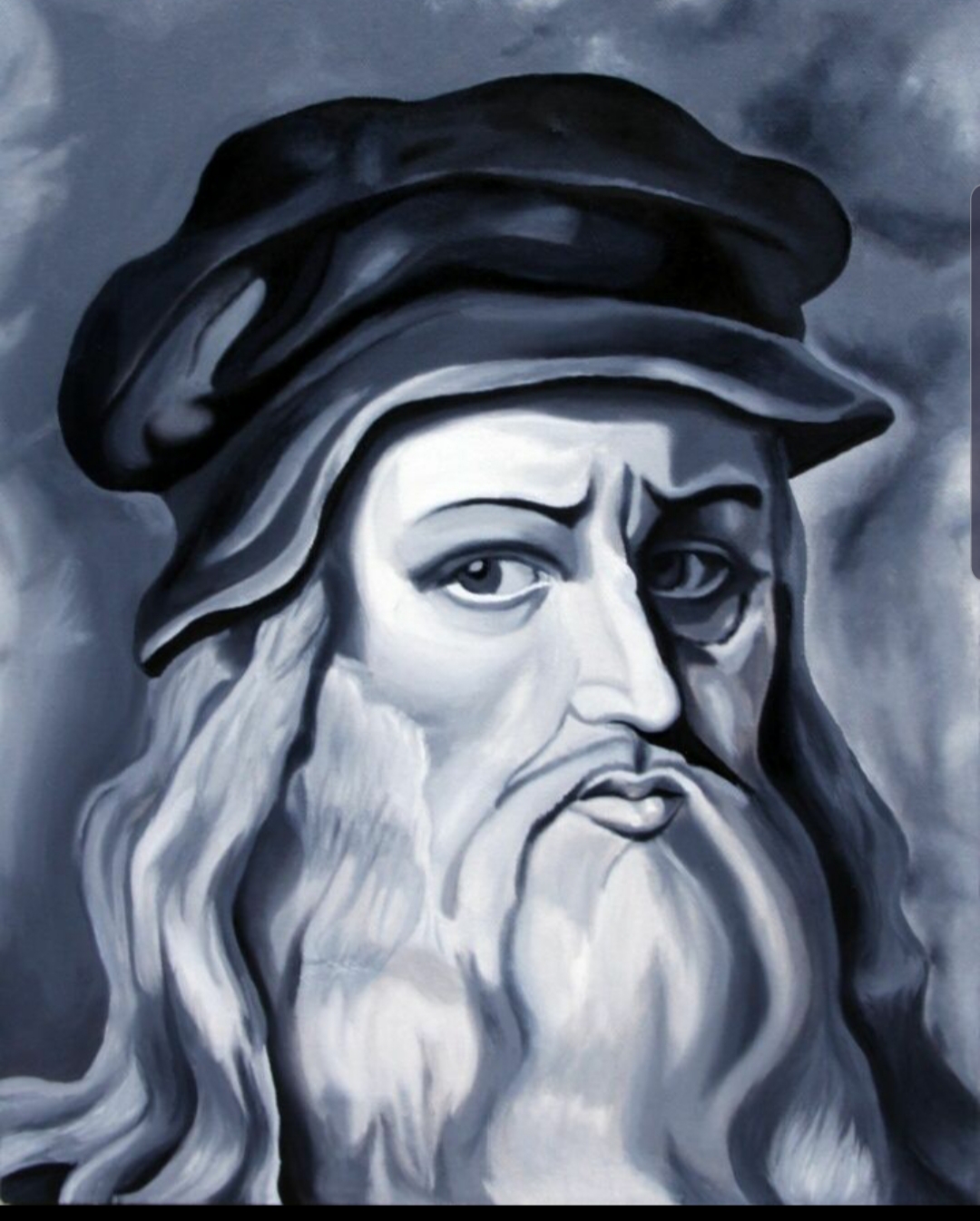 Oil on canvas piece
