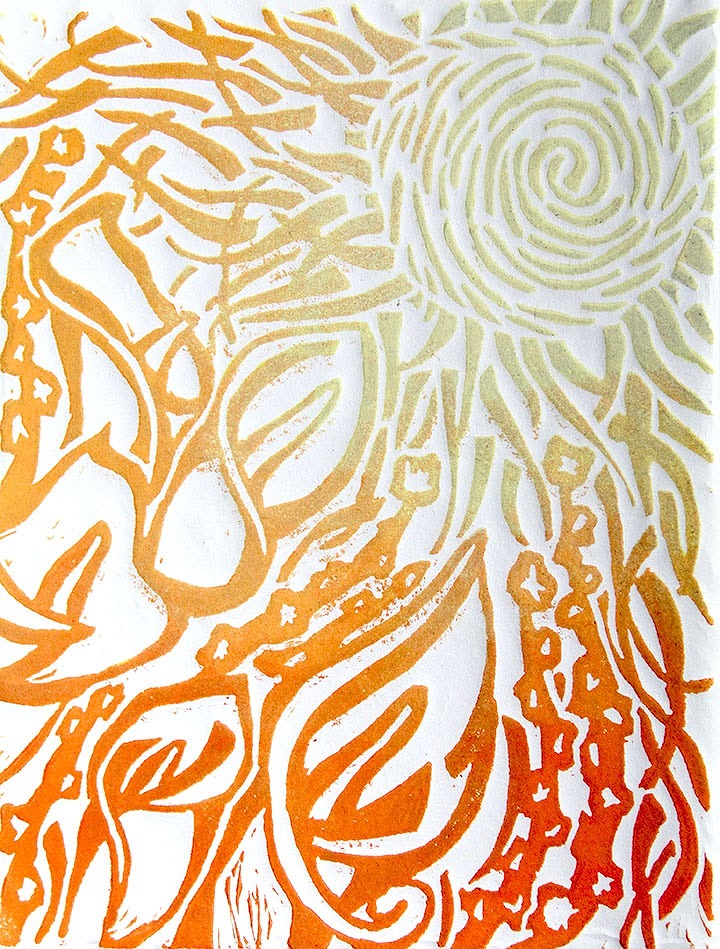 Screen printing piece